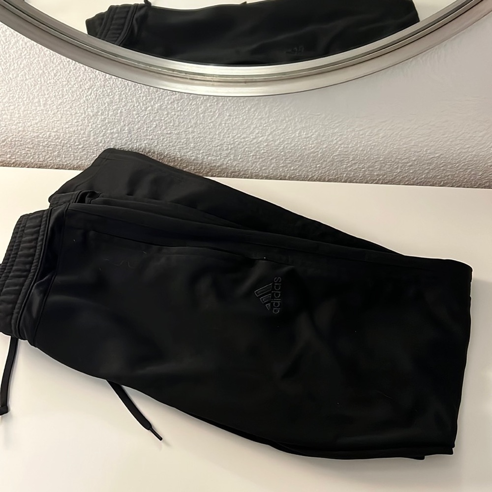 Black Adidas joggers